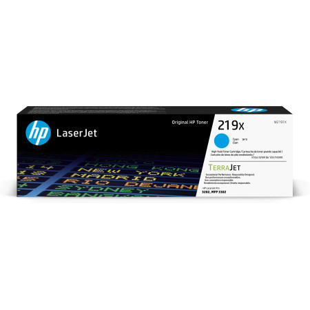 HP Toner cyan grande capacité LaserJet authentique 219X