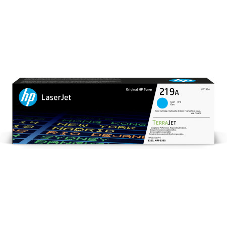 HP Toner cyan LaserJet authentique 219A