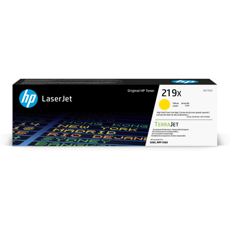 HP 219X Toner LaserJet authentique Grande capacité Jaune