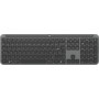 Logitech K950 Signature Slim keyboard RF Wireless + Bluetooth AZERTY French Graphite