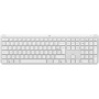 Logitech K950 Signature Slim clavier RF sans fil + Bluetooth AZERTY Français Blanc