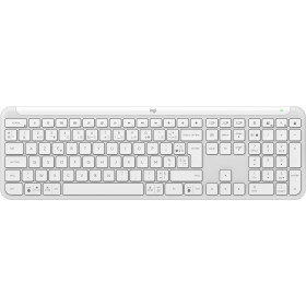 Logitech K950 Signature Slim clavier RF sans fil + Bluetooth AZERTY Français Blanc