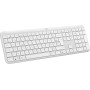 Logitech K950 Signature Slim clavier RF sans fil + Bluetooth AZERTY Français Blanc