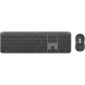 Logitech MK950 Signature Slim keyboard Mouse included RF Wireless + Bluetooth AZERTY French Graphite