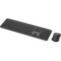 Logitech MK950 Signature Slim keyboard Mouse included RF Wireless + Bluetooth AZERTY French Graphite