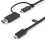 USB C CABLE WITH USB A ADAPTER-