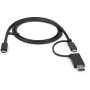 USB C CABLE WITH USB A ADAPTER-