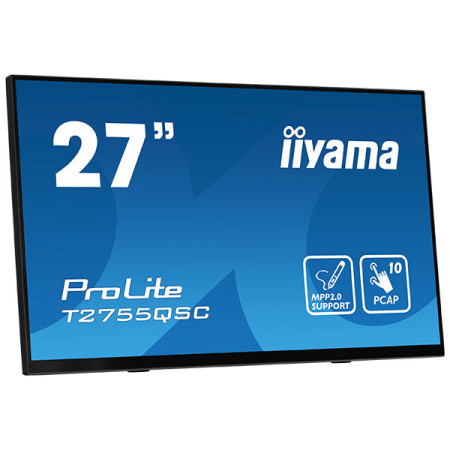 iiyama ProLite T2755QSC-B1 computer monitor 27" 2560 x 1440 pixels Full HD LCD Touchscreen Black