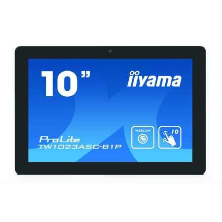 iiyama TW1023ASC-B1P écrans d’affichage de salle de réunion 25,6 cm (10.1") 1280 x 800 pixels LED 802.11b, 802.11g, Wi-Fi 4