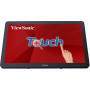 Viewsonic TD2430 écran plat de PC 59,9 cm (23.6") 1920 x 1080 pixels Full HD LCD Écran tactile Multi-utilisateur Noir