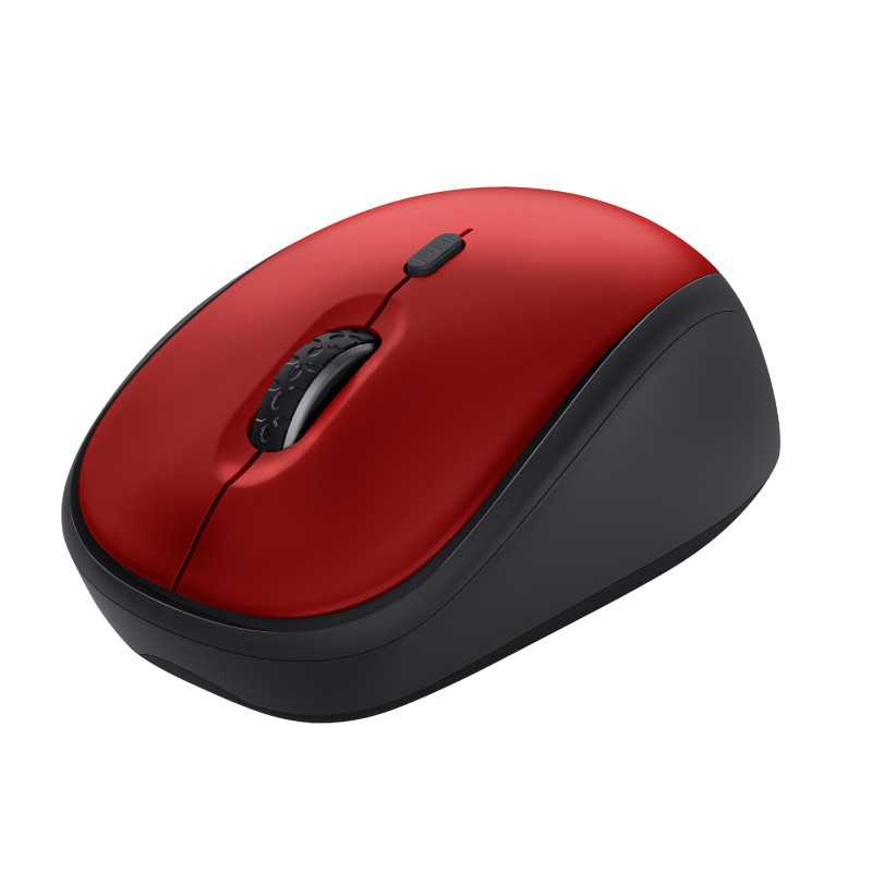 YVI+ WIRELESS MOUSE ECO RED