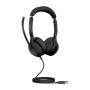 Jabra Evolve2 50 Casque Avec fil Arceau Bureau/Centre d'appels USB Type-A Noir