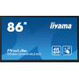 iiyama TE8612MIS-B3AG affichage de messages En forme de kiosk 2,18 m (86") LCD Wifi 400 cd/m² 4K Ultra HD Noir Écran tactile