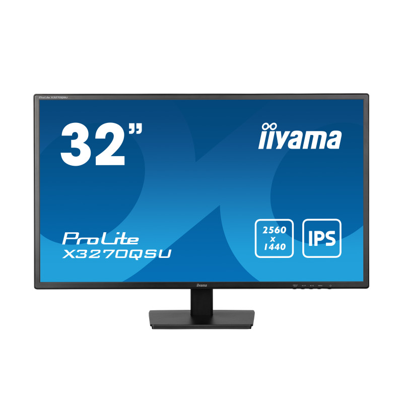 iiyama ProLite X3270QSU-B1 computer monitor 32" 2560 x 1440 pixels Wide Quad HD LED Black