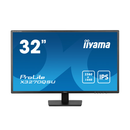 iiyama ProLite X3270QSU-B1 computer monitor 32" 2560 x 1440 pixels Wide Quad HD LED Black