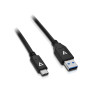 USB 2.0 A TO USB-C CABLE 1M BLK