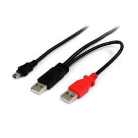 CABLE USB 2.0 EN Y A VERS MINI