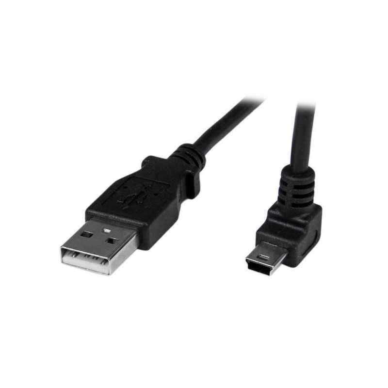 1M ANGLED MINI USB CABLE -