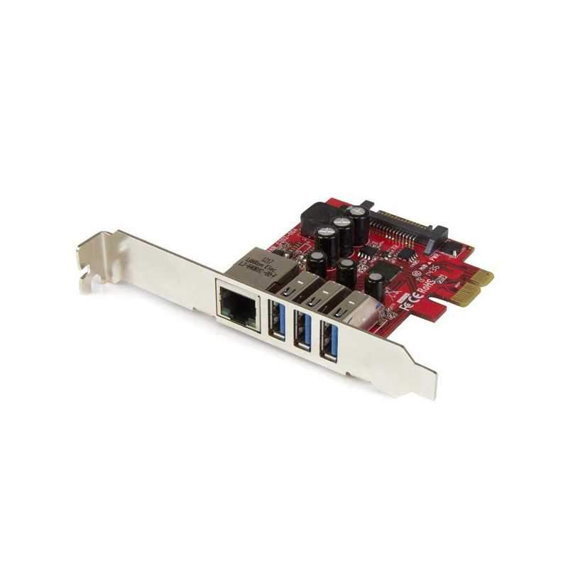 CARTE PCI EXPRESS A 3 PORTS USB