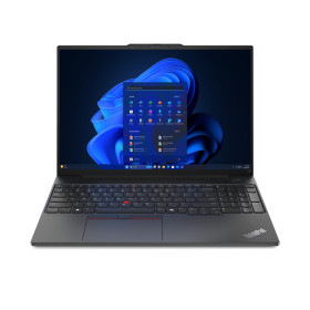 Lenovo ThinkPad E16 AMD Ryzen™ 7 7735HS Laptop 16" WUXGA 16 GB DDR5-SDRAM 512 GB SSD Wi-Fi 6E (802.11ax) Windows 11 Pro Black