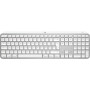 Logitech MX Keys S for Mac clavier Bureau RF sans fil + Bluetooth AZERTY Français Aluminium, Blanc