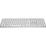 Logitech MX Keys S for Mac clavier Bureau RF sans fil + Bluetooth AZERTY Français Aluminium, Blanc