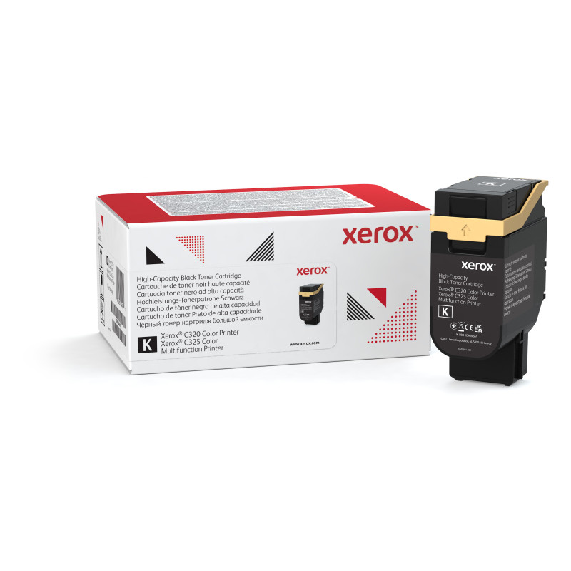 Xerox Cartouche de toner Noir de Grande capacité Imprimante couleur ® C320​/​multifonctions ® C325 (8000 pages) - 006R04831