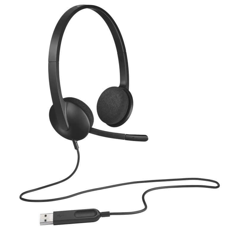 CASQUE MICRO USB H340 NOIR