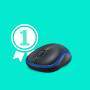 WIRELESS MOUSE M185 BLUE