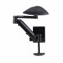 StarTech.com 1AHC-DESK-ARM-REST repose-mains Bordure Aluminium, Plastique, Acier Noir