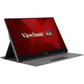 Viewsonic TD1655 écran plat de PC 39,6 cm (15.6") 1920 x 1080 pixels Full HD LED Écran tactile Multi-utilisateur Noir, Argent