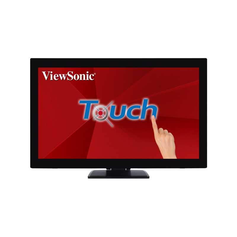 Viewsonic TD2760 écran plat de PC 68,6 cm (27") 1920 x 1080 pixels Full HD LED Écran tactile Multi-utilisateur Noir