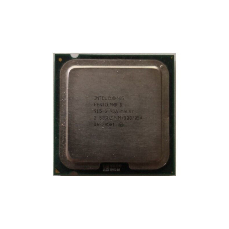 Intel Pentium D 915 - 2.80 GHz - Socket 775 - SL9DA - OEM.