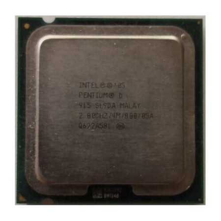 Intel Pentium D 915 - 2.80 GHz - Socket 775 - SL9DA - OEM.
