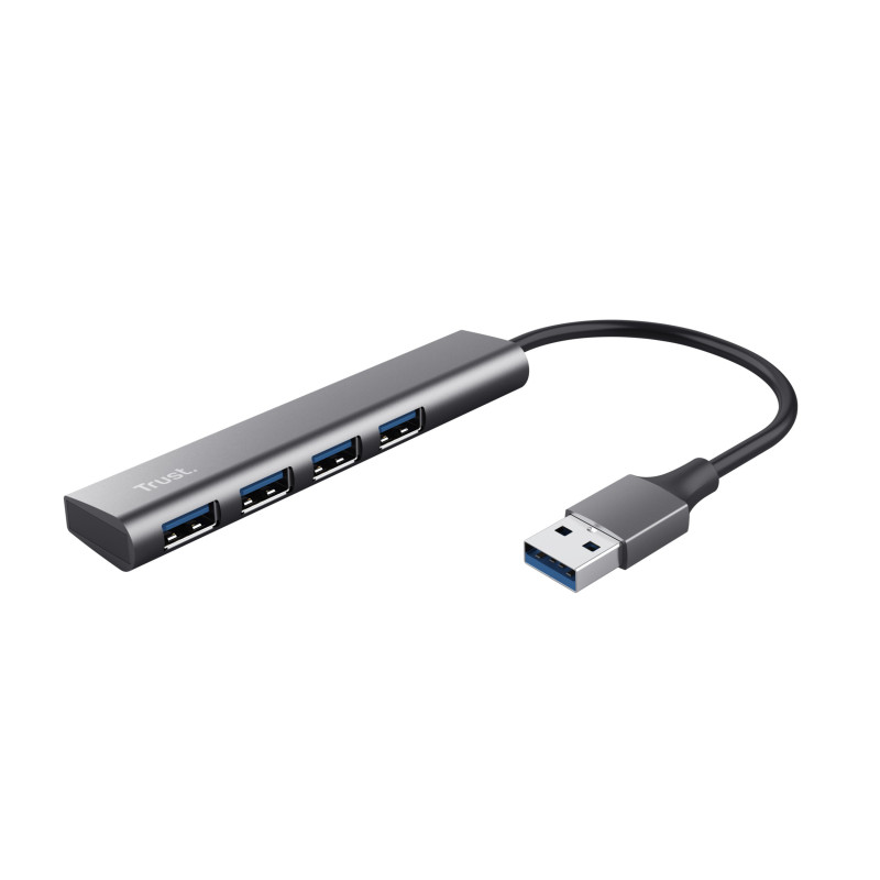 Trust Halyx USB 3.2 Gen 1 (3.1 Gen 1) Type-A 5 Mbit/s Black, Gray
