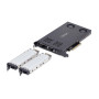 StarTech.com Double Baie M.2 NVMe SSD vers PCIe x8 avec Plateau Amovible, Bifurcation PCIe requise, Installation sans Outils,