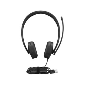 Lenovo 4XD1P83425 écouteur/casque Avec fil Arceau Appels/Musique USB Type-A Noir