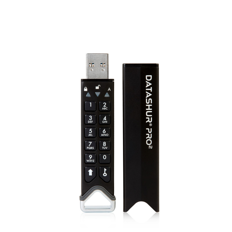 iStorage datAshur PRO2 lecteur USB flash 32 Go USB Type-A 3.2 Gen 1 (3.1 Gen 1) Noir