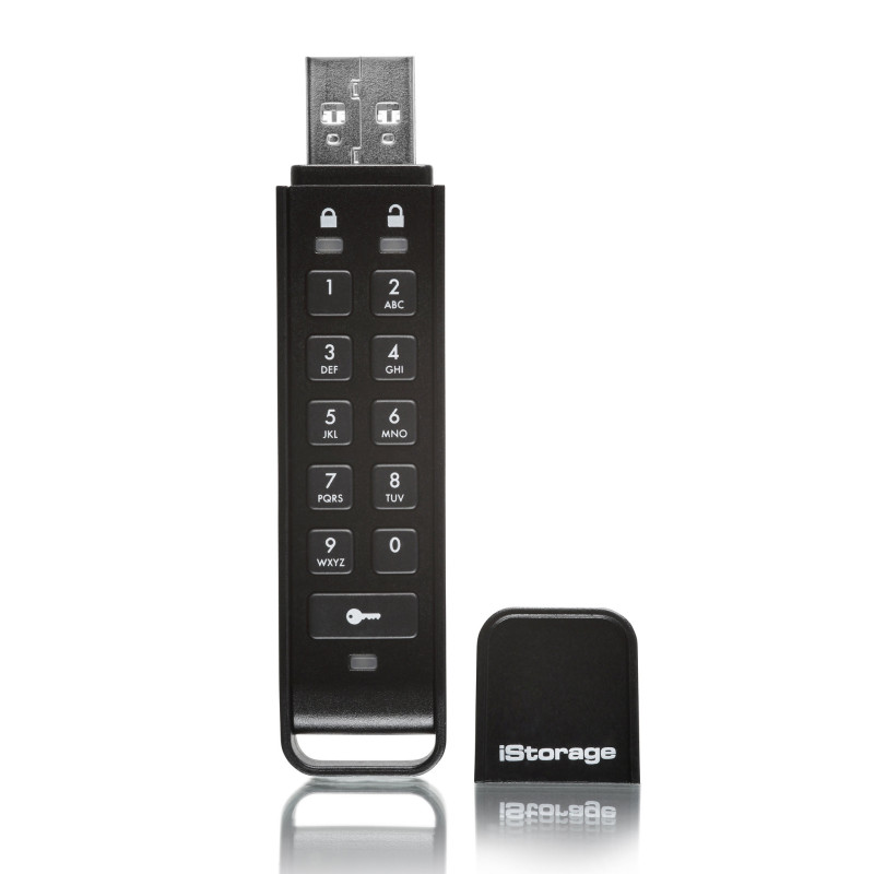 iStorage datAshur Personal2 USB flash drive 8 GB USB Type-A 3.2 Gen 1 (3.1 Gen 1) Black