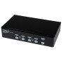 StarTech.com Commutateur KVM 4 Ports DVI USB, Montage en Rack et Audio - Switch KVM - 2560x1600