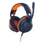 V7 HU590E headphones/headset Wired Head-band Education USB Type-C / USB Type-A Blue, Orange