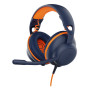 V7 HU590E headphones/headset Wired Head-band Education USB Type-C / USB Type-A Blue, Orange