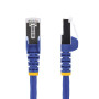 StarTech.com Câble Ethernet CAT8 Bleu de 50cm, RJ45 Snagless, 25G/40G, 2000MHz, 100W PoE++, S/FTP, Fil de Cuivre Pur 26AWG,