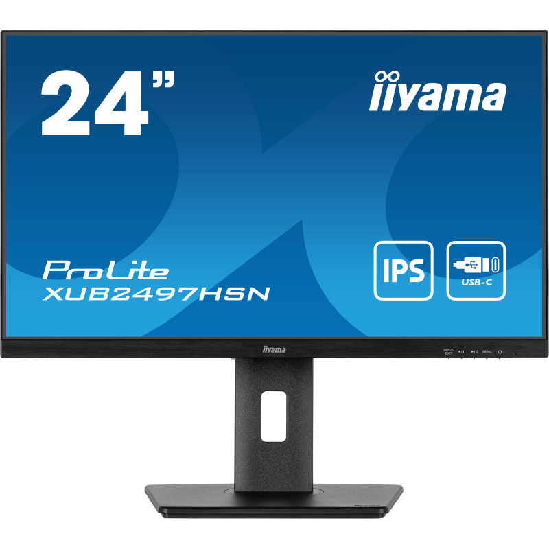 iiyama ProLite XUB2497HSN-B2 computer monitor 23.8" 1920 x 1080 pixels Full HD LED Black