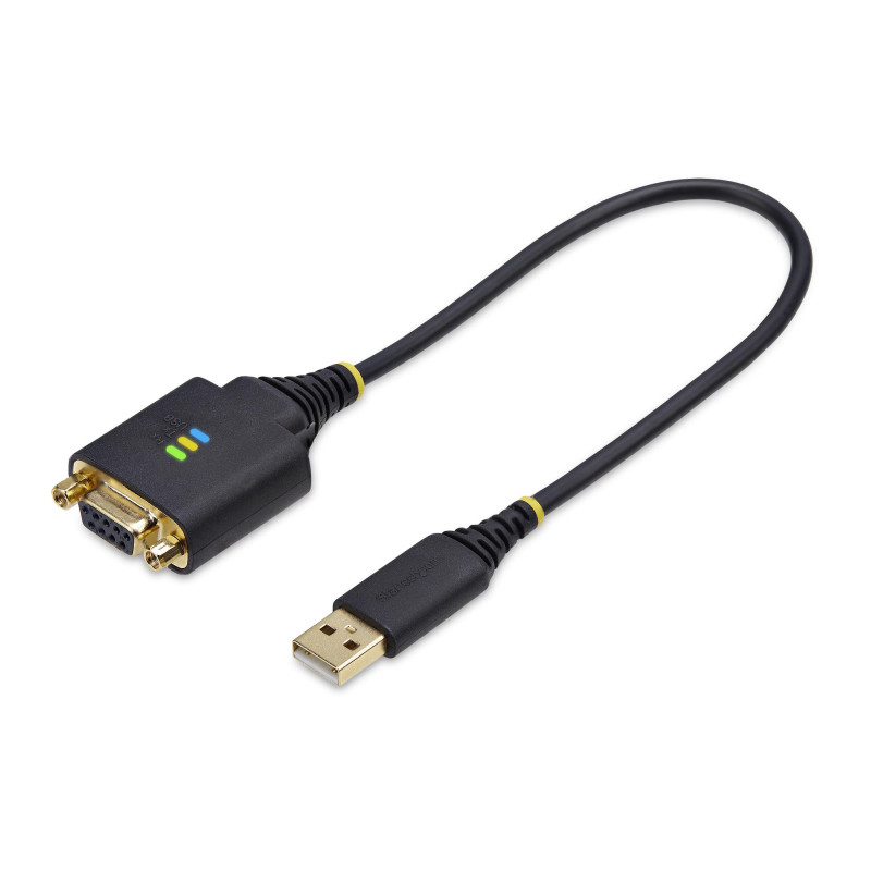 StarTech.com Câble USB vers Null Modem Série de 30cm, COM Retention, FTDI, Câble Adaptateur USB-A vers DB9 RS232, Vis/Écrous