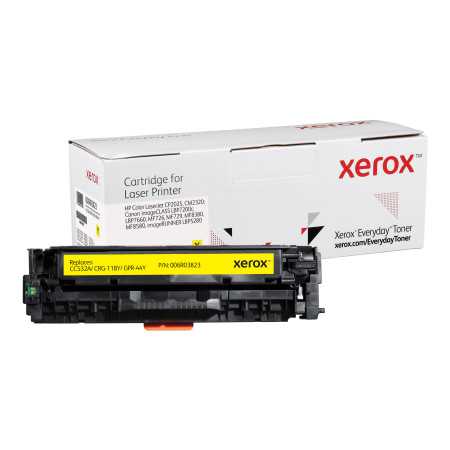 Everyday Toner Jaune ™ de Xerox compatible avec HP 304A (CC532A/ CRG-118Y/ GPR-44Y), Capacité standard