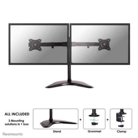 DESK MOUNT DUAL 19-27IN BLACK