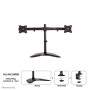 DESK MOUNT DUAL 19-27IN BLACK