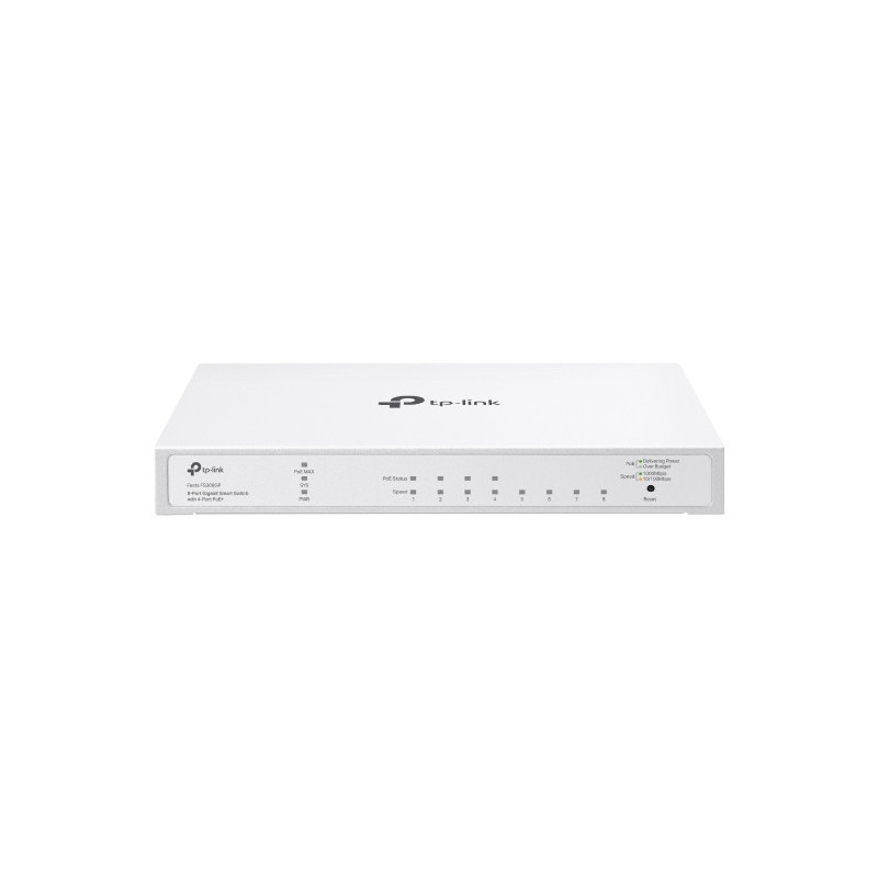 TP-Link FESTA FS308GP network switch Managed Gigabit Ethernet (10/100/1000) Power over Ethernet (PoE) White