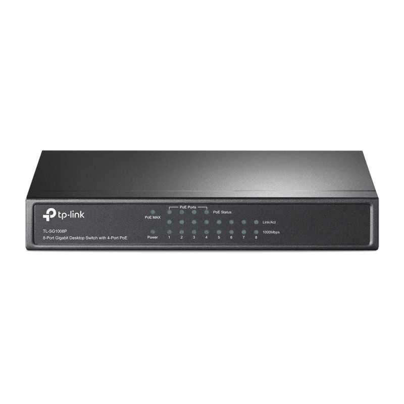 8-PORT GIGABIT DSKTP POE SWTCH